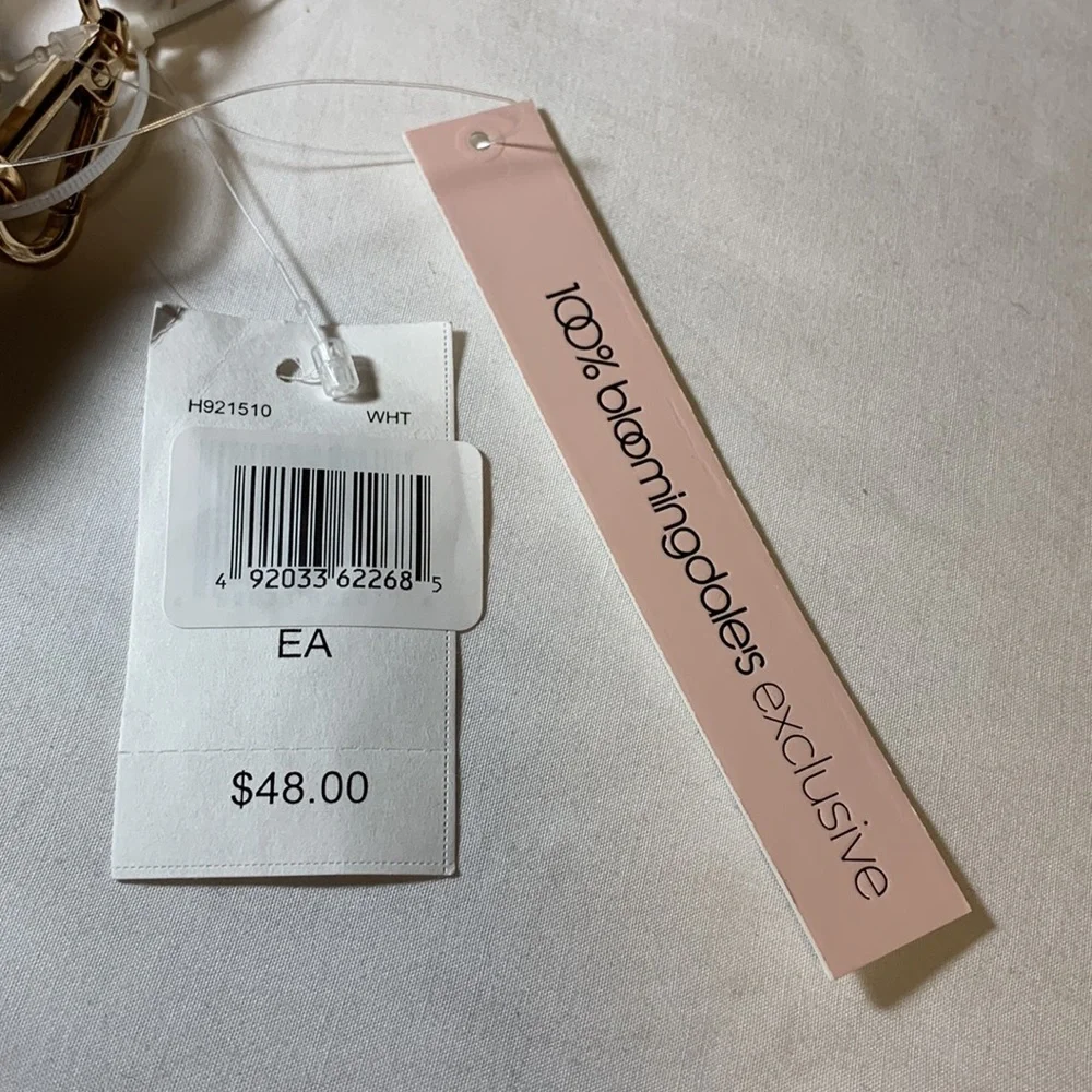 AQUA white croc-embossed small crossbody. Bloomingdale’s Exlusive - Picture 4 of 10